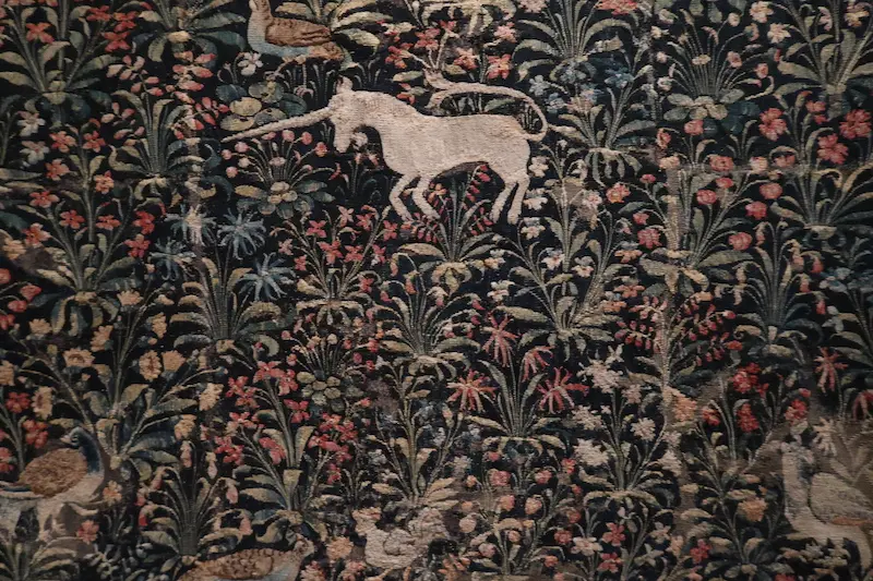 Tapisserie au V&A museum