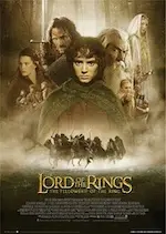 Affiche du film Le Seigneur des anneaux La communauté de l'Anneau.