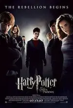 Affiche du film Harry Pottr et l'ordre du phénix.