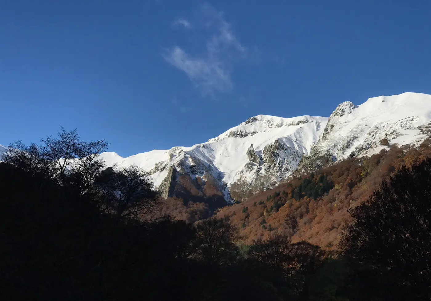 Vue sur le Sancy.