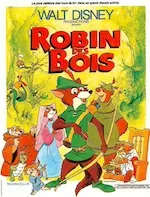 Affiche du film d'animation Robin des bois.