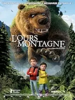 Affich du film d'animation L'ours montagne.