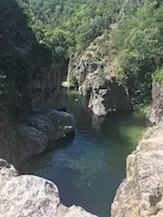 Photographie des gorges d'Ardèche.