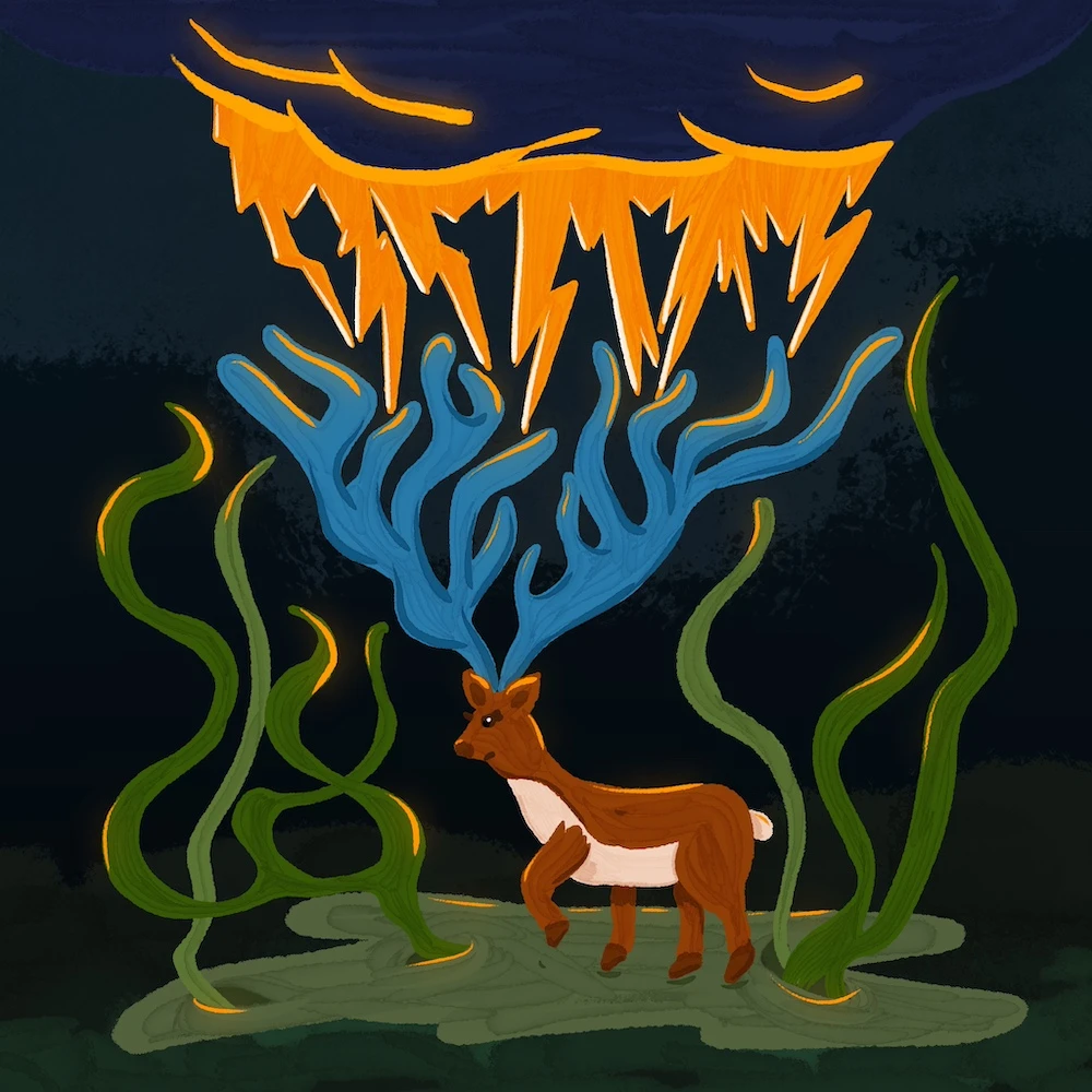 Fusion d’un cerf magique avec la foudre.