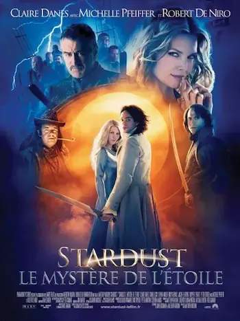 Affiche du film représentant le couple de héros au premier plan et les autres protagonistes en arrière plan.