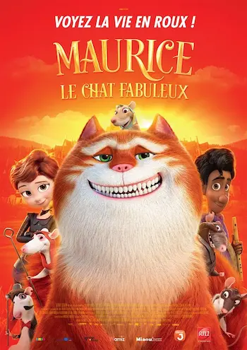 Affiche du film représentant un gros chat roux.