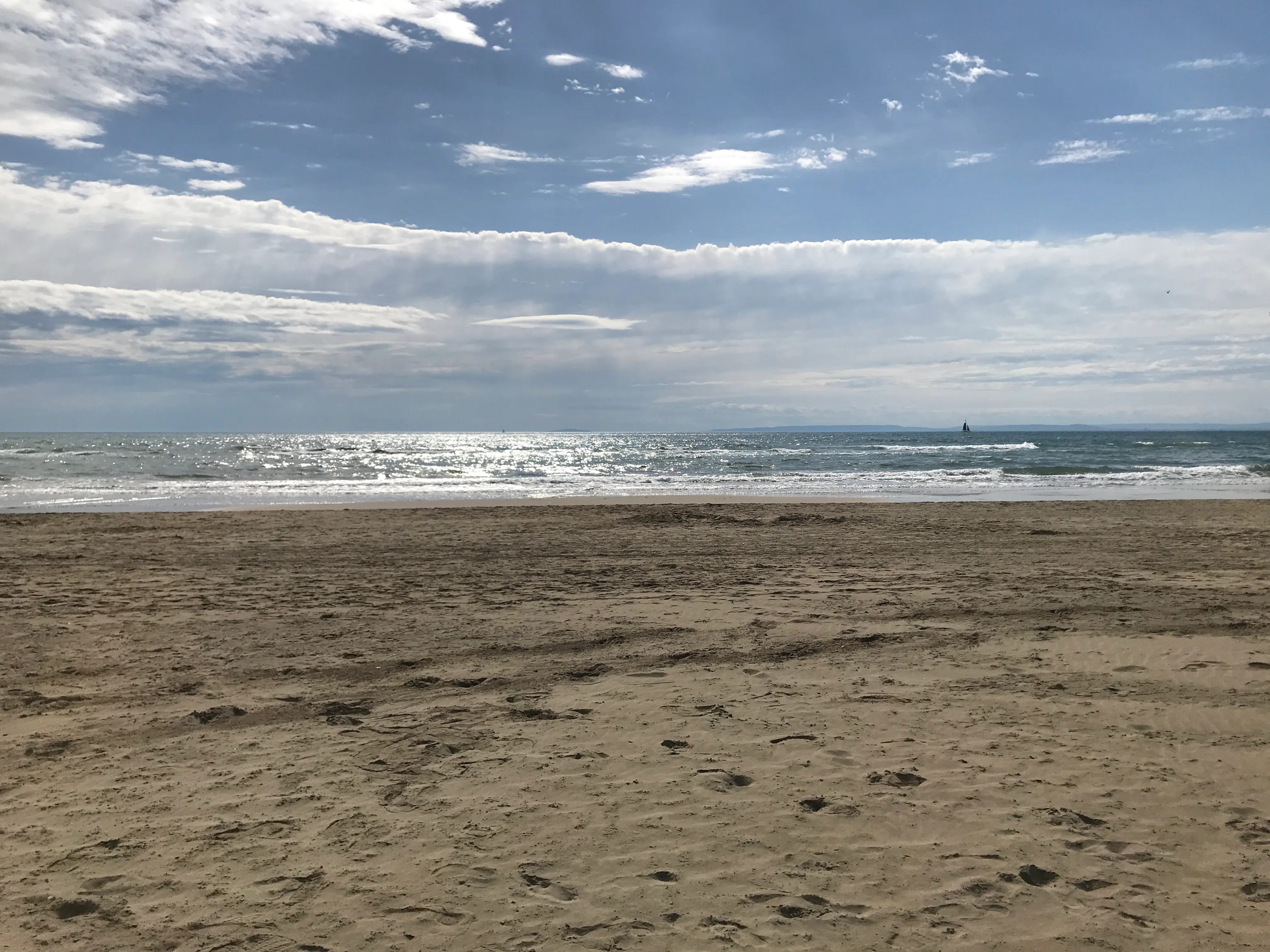 Plage de l'Espiguette au Grau du Roi.