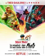 Affiche de la série animée Astérix et Obélix, le combat des chefs.