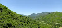 Photographie de la vallée des Géants à Thueyts en Ardèche.