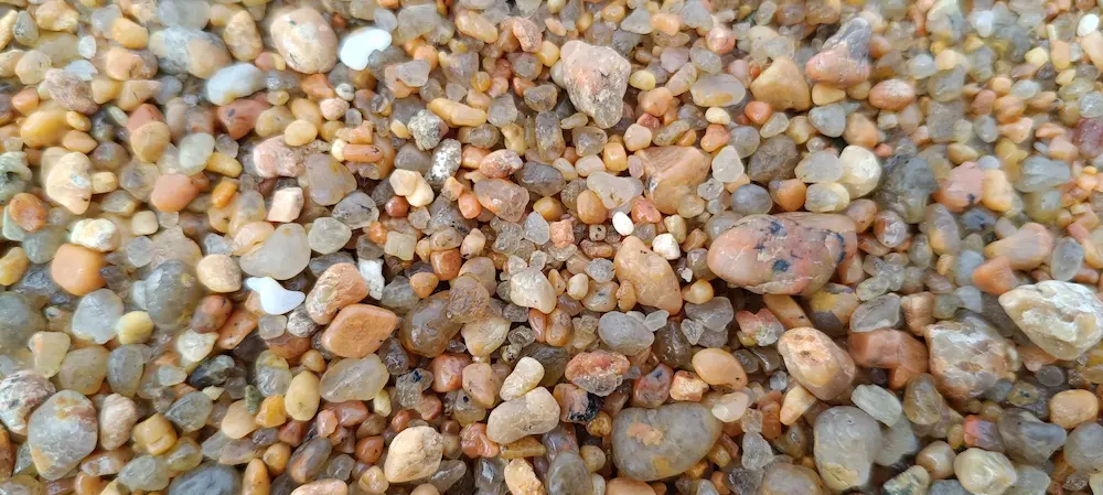 Le sable et ses nuances.