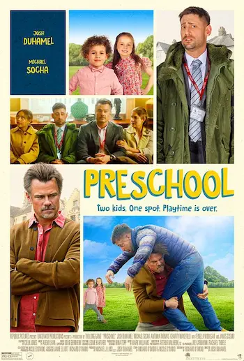 Affiche du film Preschool représentant une composition de photos des personnages.