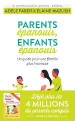 Couverture du Guide pour une famille plus heureuse représentant un couple avec un enfant, en dessin.