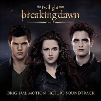 Pochette de l’album représentant les personnages principaux du film Twilight Breaking Dawn dont est issue la chanson.