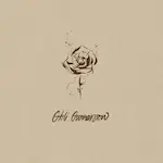 Pochette de l’album représentant le dessin d’une rose sur un fond beige.